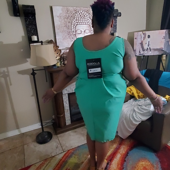 Rebdolls "Make No Mistakes" Draped Dress - Picture 2 of 3